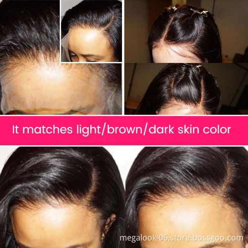 Mink Full Lace Wig peruvian wig With Baby Hair, Perruque Full Lace Human Hair wig